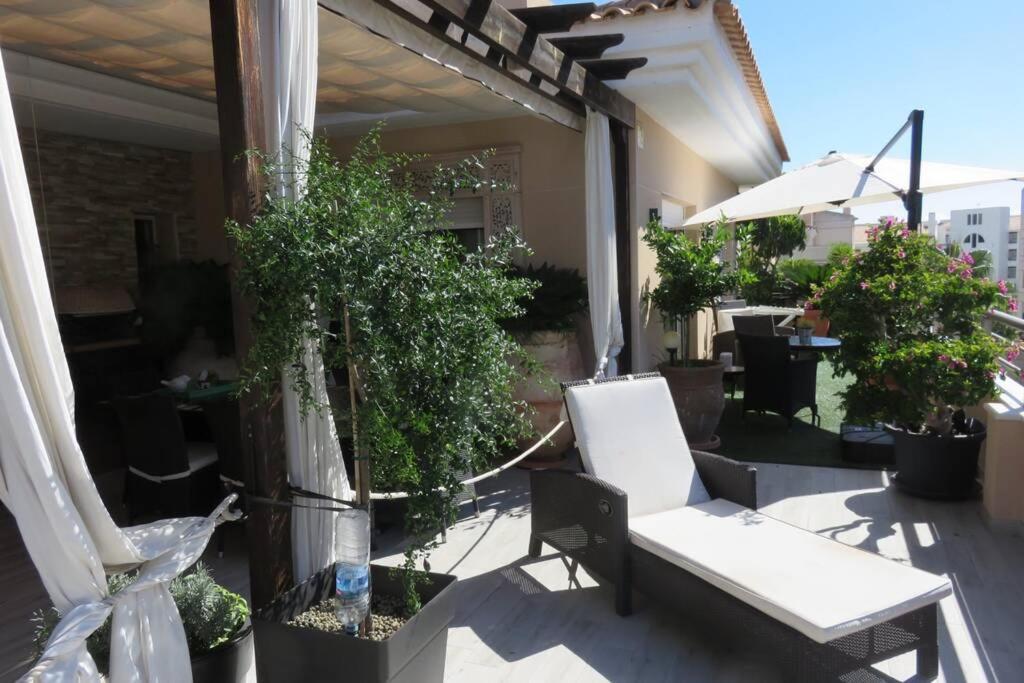 Penthouse - Residence La Mina - Albir Avec Wifi Gratuit アルビール エクステリア 写真