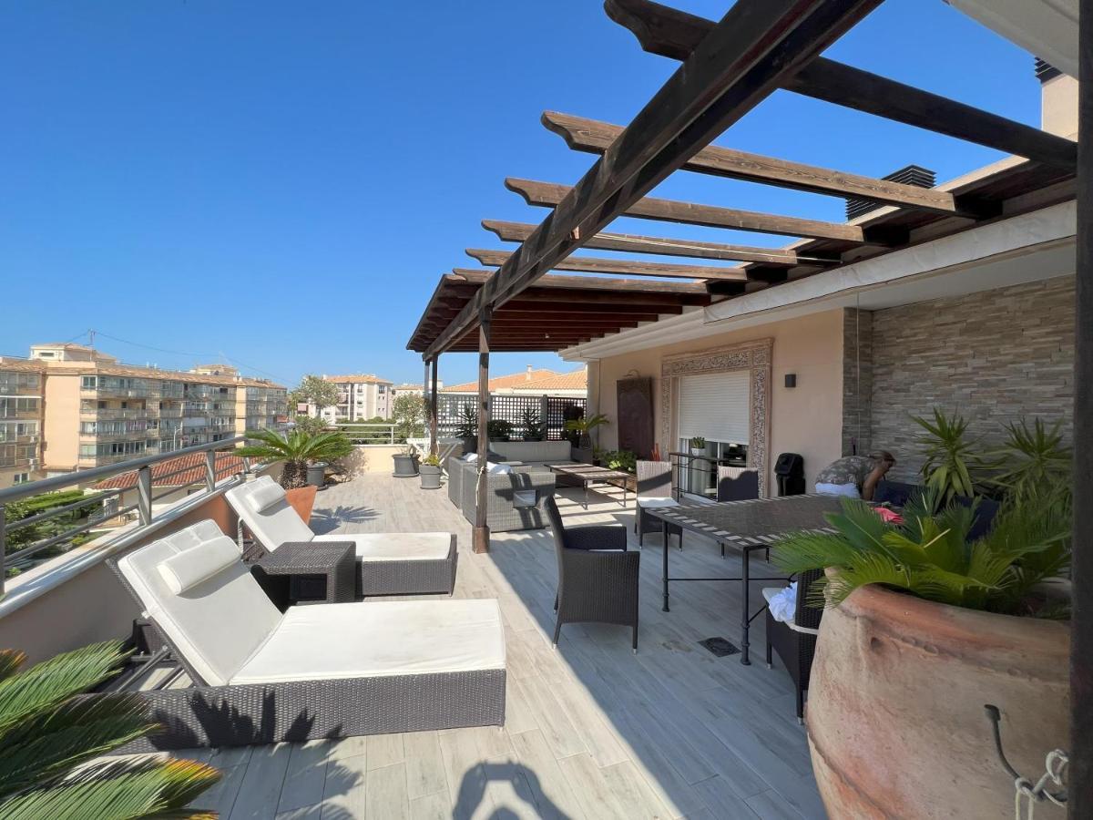 Penthouse - Residence La Mina - Albir Avec Wifi Gratuit アルビール エクステリア 写真