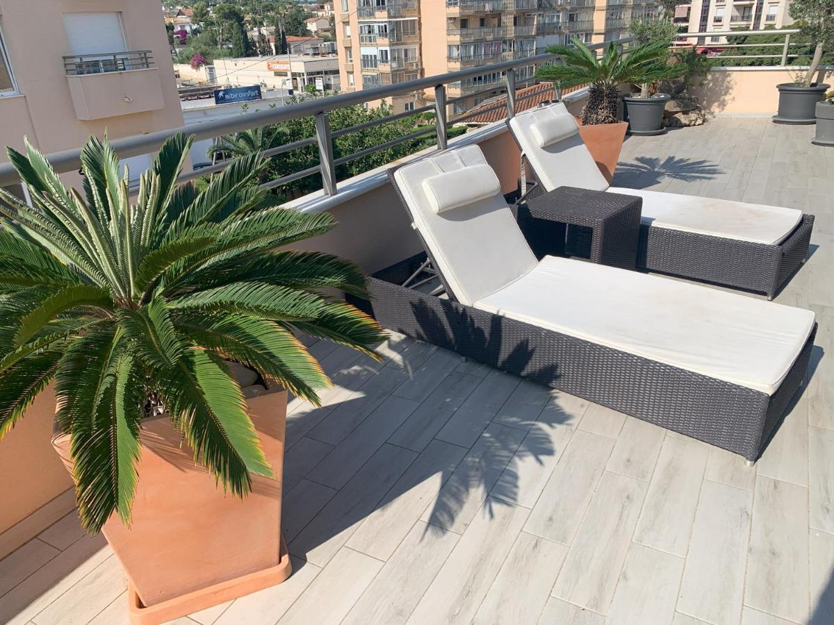 Penthouse - Residence La Mina - Albir Avec Wifi Gratuit アルビール エクステリア 写真