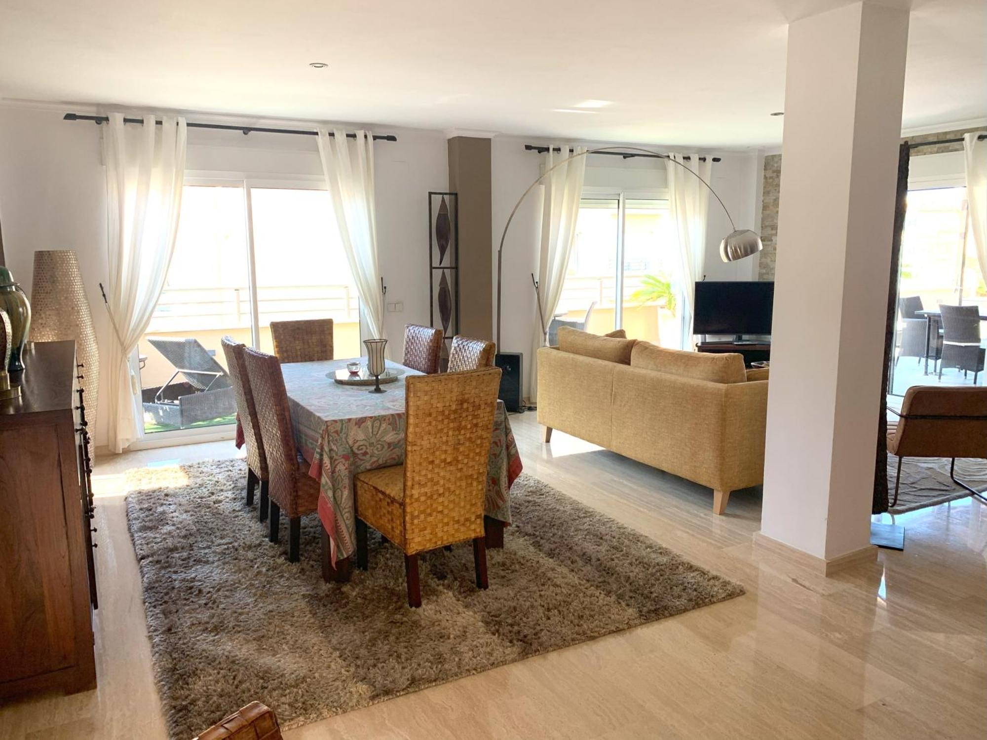Penthouse - Residence La Mina - Albir Avec Wifi Gratuit アルビール エクステリア 写真